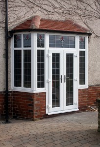 uPVC French Doors in porch